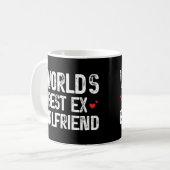 世界で一番の元カノ 楽しい言葉 誕生日 コーヒーマグカップ (正面左)