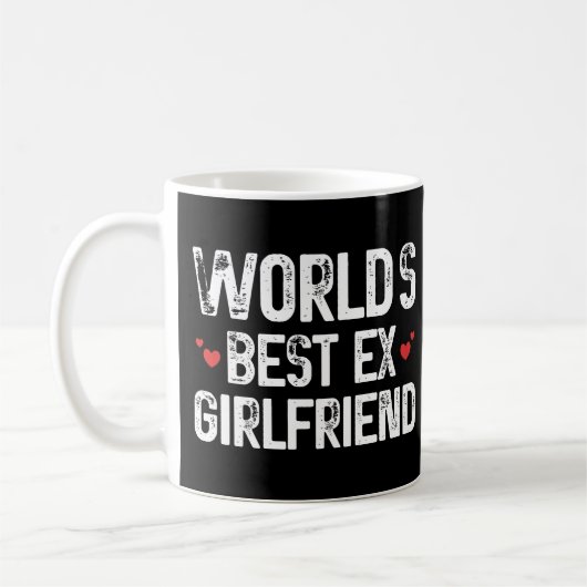 世界で一番の元カノ 楽しい言葉 誕生日 コーヒーマグカップ (左)