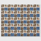 世界で一番の兄の写真コラージュ ラッピングペーパー (フラット)