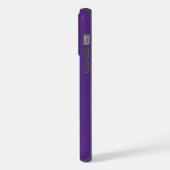 世界で一番の妻 エレガントな紫と白 iPhoneケース (左側面)