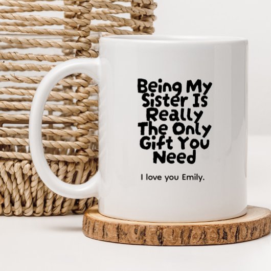 世界で一番の姉妹  面白い義理の妹 コーヒーマグカップ
