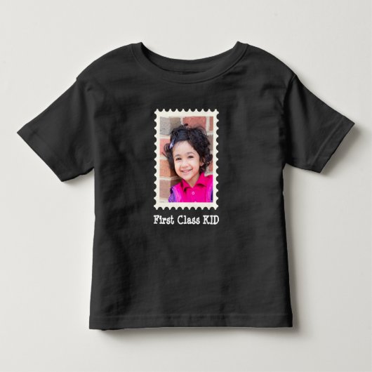 世界で一番の子供 誕生日最高の思い出 カスタム写真 トドラーTシャツ (正面)
