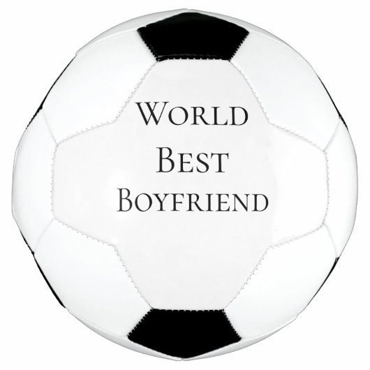 世界で一番の彼氏 夫 男性 バレンタインデー メンズ サッカーボール (正面)