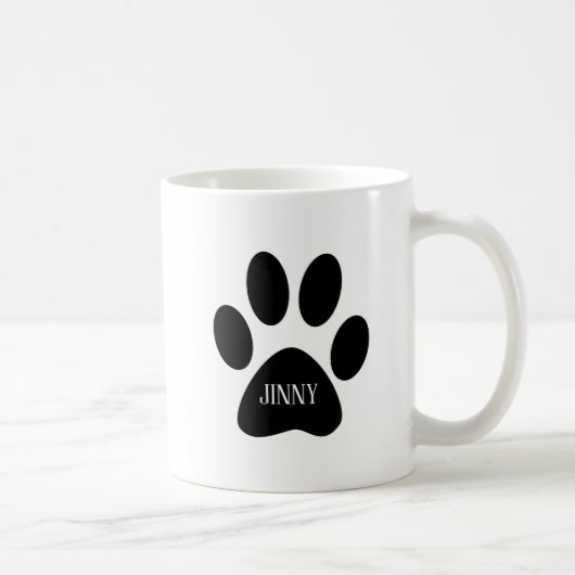 世界で一番の愛犬のママ、カスタム写真と名前入りコーヒー コーヒーマグカップ (右)