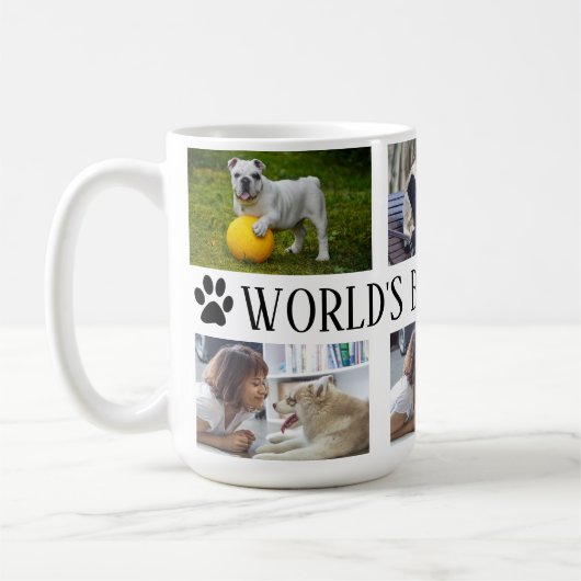 世界で一番の愛犬のママ マグカップ オリジナル写真入り (左)