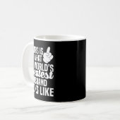 世界で一番の旦那様 _ 最高の夫 コーヒーマグカップ (正面左)