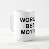 世界で一番の母 コーヒーマグカップ (正面左)