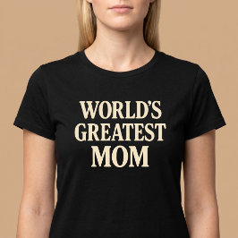 世界で一番の母 Tシャツ