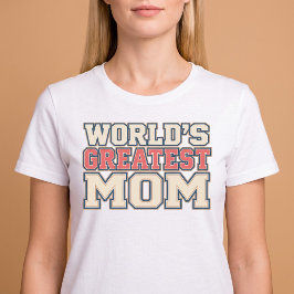 世界で一番の母 Tシャツ