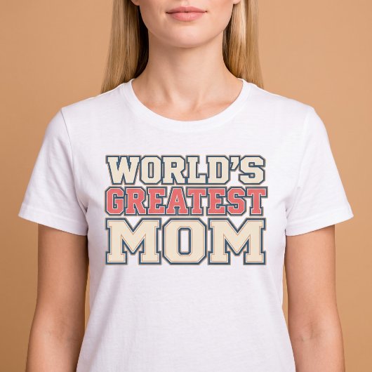 世界で一番の母 Tシャツ