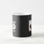 世界で一番の父のカスタムフォト コーヒーマグカップ (中央)