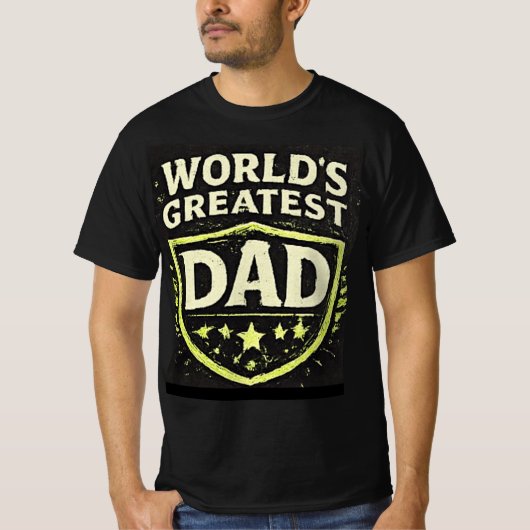 世界で一番の父の日ギフト Tシャツ (正面)