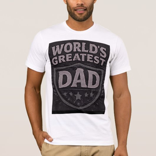 世界で一番の父の日ギフト Tシャツ (正面)