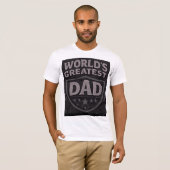 世界で一番の父の日ギフト Tシャツ (正面フル)