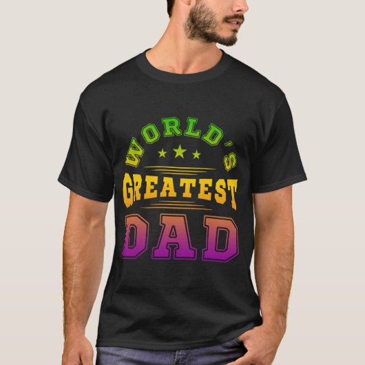 世界で一番の父の日ギフト Tシャツ (正面)