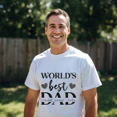 世界で一番の父パーソナライズドTシャツ Tシャツ