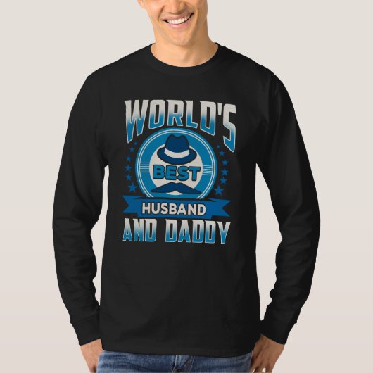 世界で一番の父・夫 父の日 Tシャツ (正面)