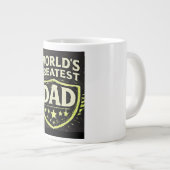 世界で一番の父 父の日 ジャンボコーヒーマグカップ (正面右)