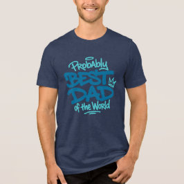 世界で一番の父Tシャツ トライブレンドTシャツ