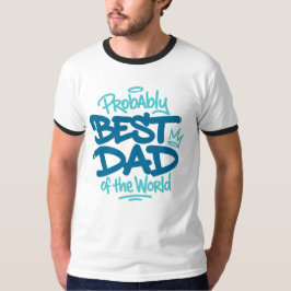 世界で一番の父Tシャツ Tシャツ