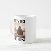 世界で一番の犬のママ コーヒーマグカップ (正面左)