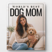 世界で一番の犬のママ PhotoPop フォトプラーク (正面)