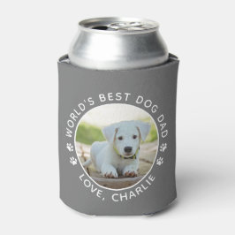 世界で一番の犬の父さん カスタムペットフォト 缶クーラー