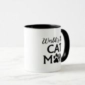 世界で一番の猫のママ マグカップ (正面右)