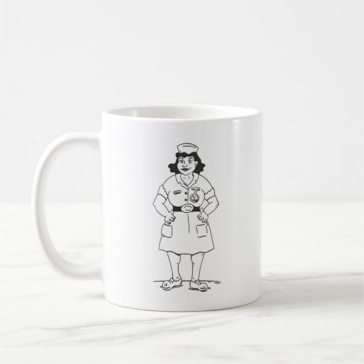 世界で一番の看護師 コーヒーマグカップ (左)