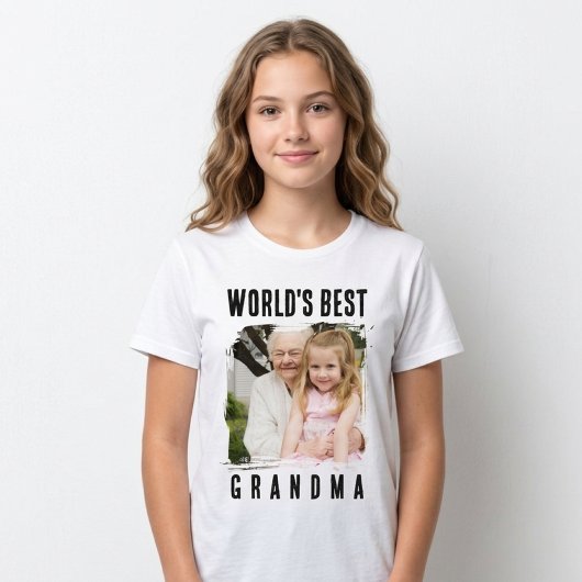 世界で一番の祖母の写真 Tシャツ