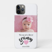 世界で一番の祖母 年から Photo Cute Case-Mate iPhoneケース (裏)