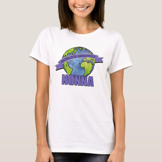 世界で一番の祖母 Tシャツ (正面)