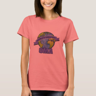 世界で一番の祖母 Tシャツ