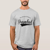 世界で一番の祖父 Tシャツ - ライト (正面)