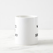 世界で一番の秘書 楽しい仕事の同僚へのギフト コーヒーマグカップ (中央)
