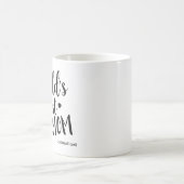 世界で一番の義母の誕生日プレゼントにカスタマイズ コーヒーマグカップ (中央)