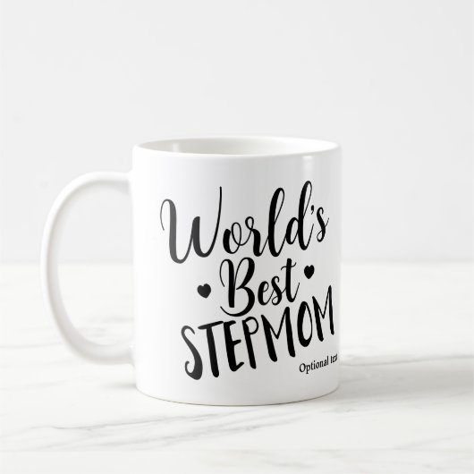 世界で一番の義母の誕生日プレゼントにカスタマイズ コーヒーマグカップ (左)