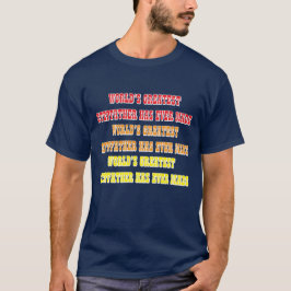 世界で一番の義理のお父さんです Tシャツ