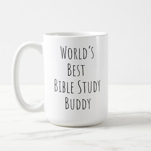 世界で一番の聖書勉強パートナー コーヒーマグカップ (左)