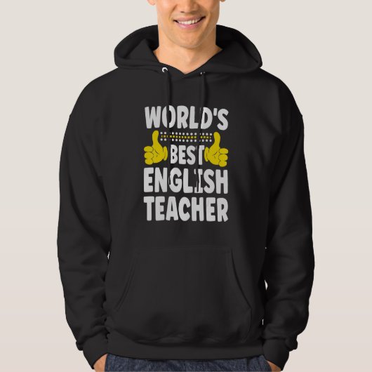 世界で一番の英語教師 英語教師の職名 パーカ (正面)