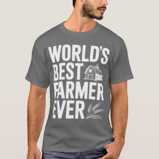 世界で一番の農家の友達少年 Tシャツ