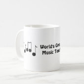 世界で一番の音楽教師 コーヒーマグカップ (正面左)