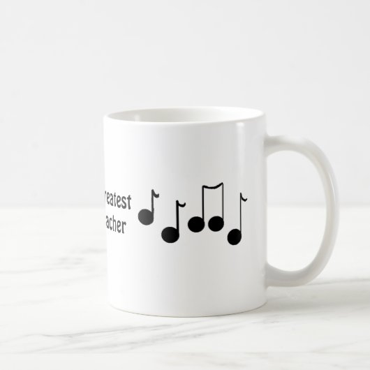 世界で一番の音楽教師 コーヒーマグカップ (右)