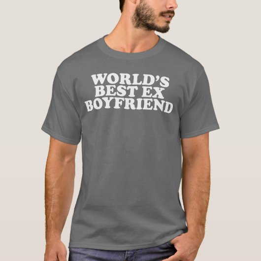 世界で一番のE彼氏フレンド Tシャツ (正面)