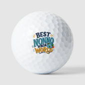 世界で一番のNonnoゴルフボール ゴルフボール (正面)