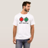 世界で一番まあまあなパパの海上航行灯 Tシャツ (正面フル)