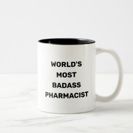 世界で一番カッコいい薬剤師のコーヒーマグ ツートーンマグカップ