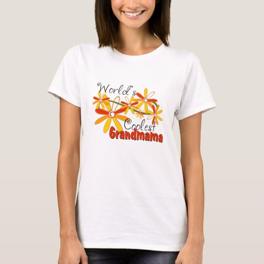 世界で一番クールなおおばあちゃん Tシャツ (正面)