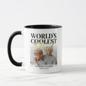 世界で一番クールなパパ2 写真入り マグカップ (左)