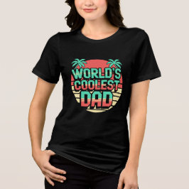 世界で一番クールなパパ レトロヴィンテージTシャツ トライブレンドＴシャツ